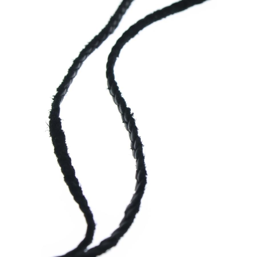 CHROME HEARTS（クロムハーツ） LEATHER BRAID スクロールレザー
