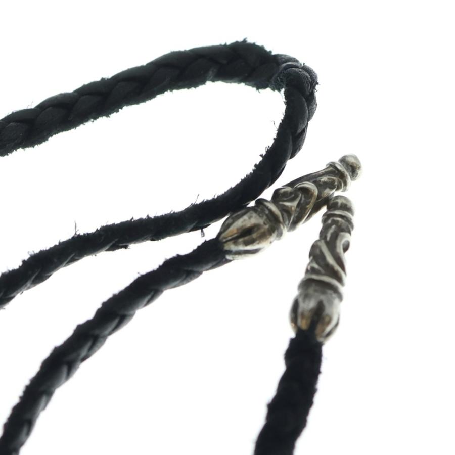 CHROME HEARTS（クロムハーツ） LEATHER BRAID スクロールレザー