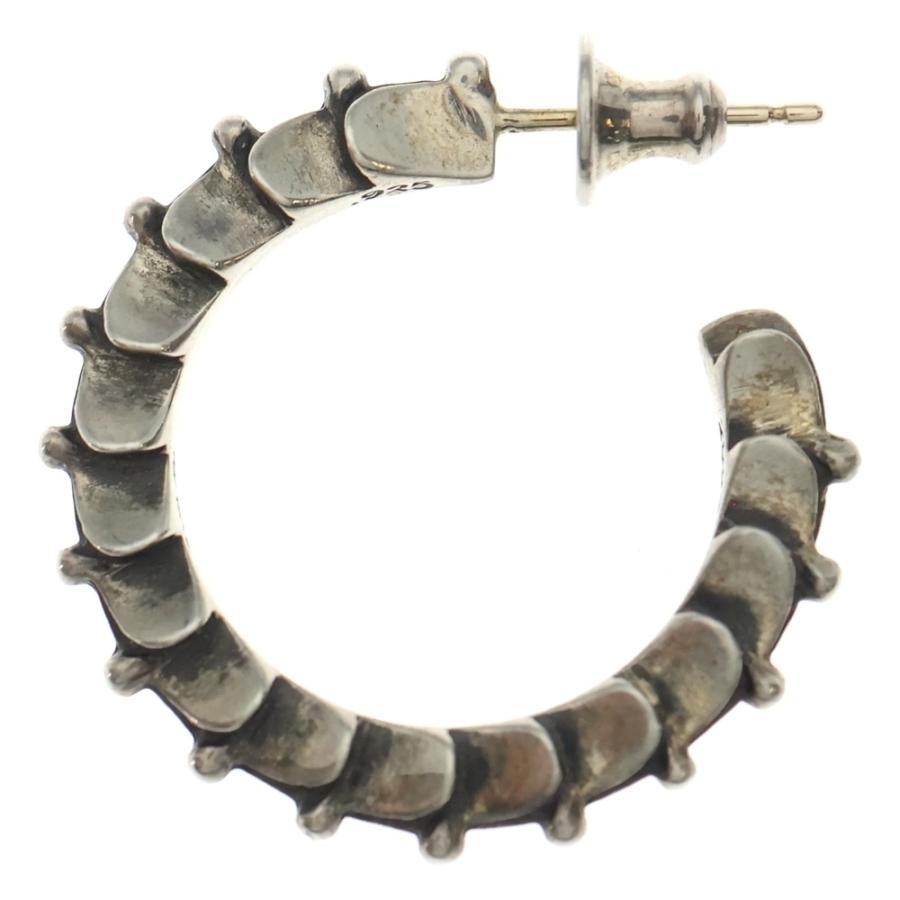 年内限定　クロムハーツ　シルバー925 フープピアス CHROME HEARTS（クロムハーツ） TINY TFP HOOP トゥルーファッキン