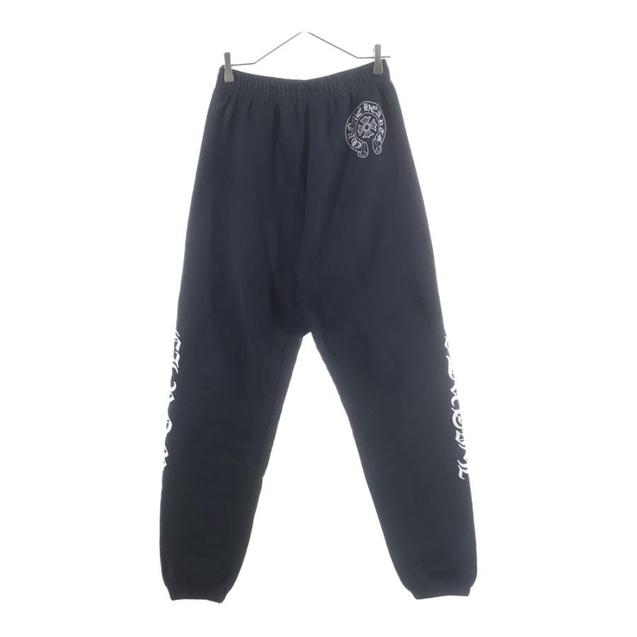 クロムハーツ　スターサイドロゴプリントスウェットパンツMサイズブラック CHROME HEARTS（クロムハーツ） SWEAT PANTS サイドロゴプリント