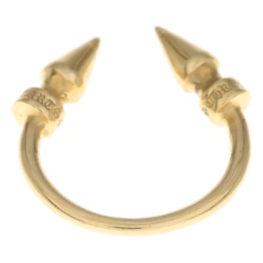 CHROME HEARTS（クロムハーツ） 22K DBL SPIKE ダブル スパイク リング 
