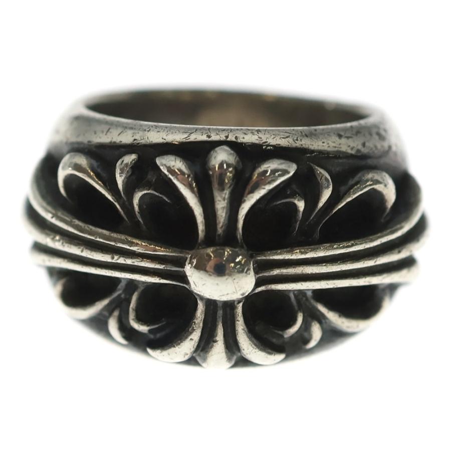 CHROME HEARTS（クロムハーツ） FLRL CRS OLD フローラルクロス リング