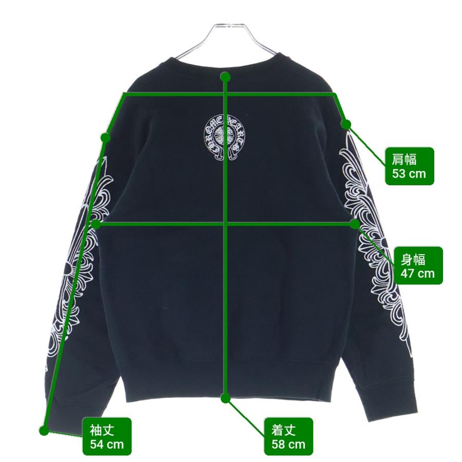 CHROME HEARTS（クロムハーツ） OLD SWTSHRT 袖フローラルクルーネック