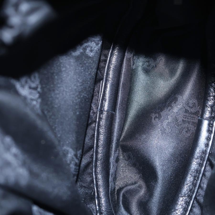 CHROME HEARTS クロムハーツ TAKA MINI LTHR タカミニ セメタリークロスパッチレザーショルダーバッグの画像