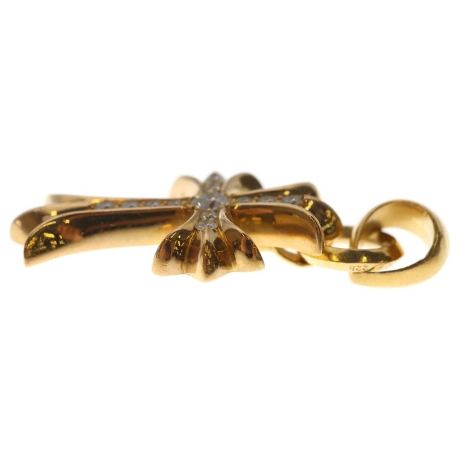 CHROME HEARTS（クロムハーツ） 22K CH CRS SML W BALE P D スモールCH