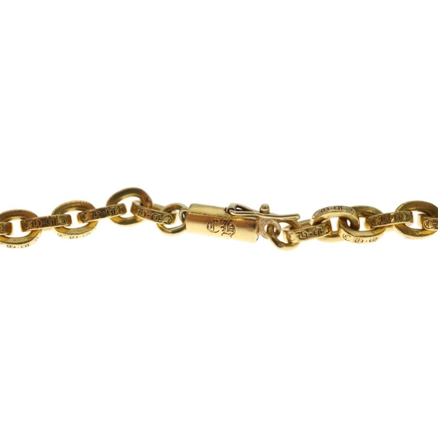 CHROME HEARTS クロムハーツ 22K PAPER CHAIN 24 ペーパーチェーン24inch ゴールドネックレス CHROME HEARTS（クロムハーツ） 22K PAPERCHAIN 24 ペーパーチェーン