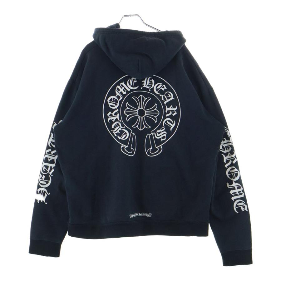 【正規品】CHROME HEARTS CHプラスバックブリントパーカー ネイビー CHROME HEARTS（クロムハーツ） SWTSHRT HD ZIP CHプラス総柄