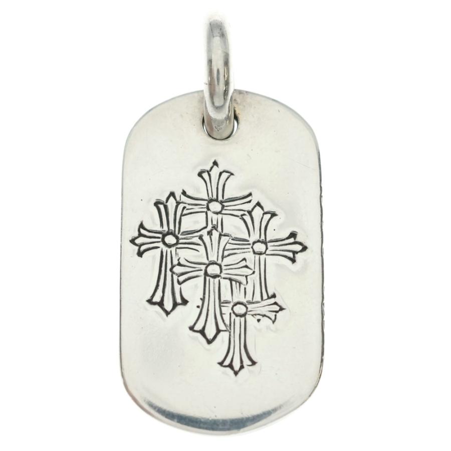 エ*ン様 クロムハーツ シルバー　ドッグタグ ペンダントトップ　CHROME H CHROME HEARTS（クロムハーツ） D/TAG LRG パリ限定 ラージ ドッグタグ