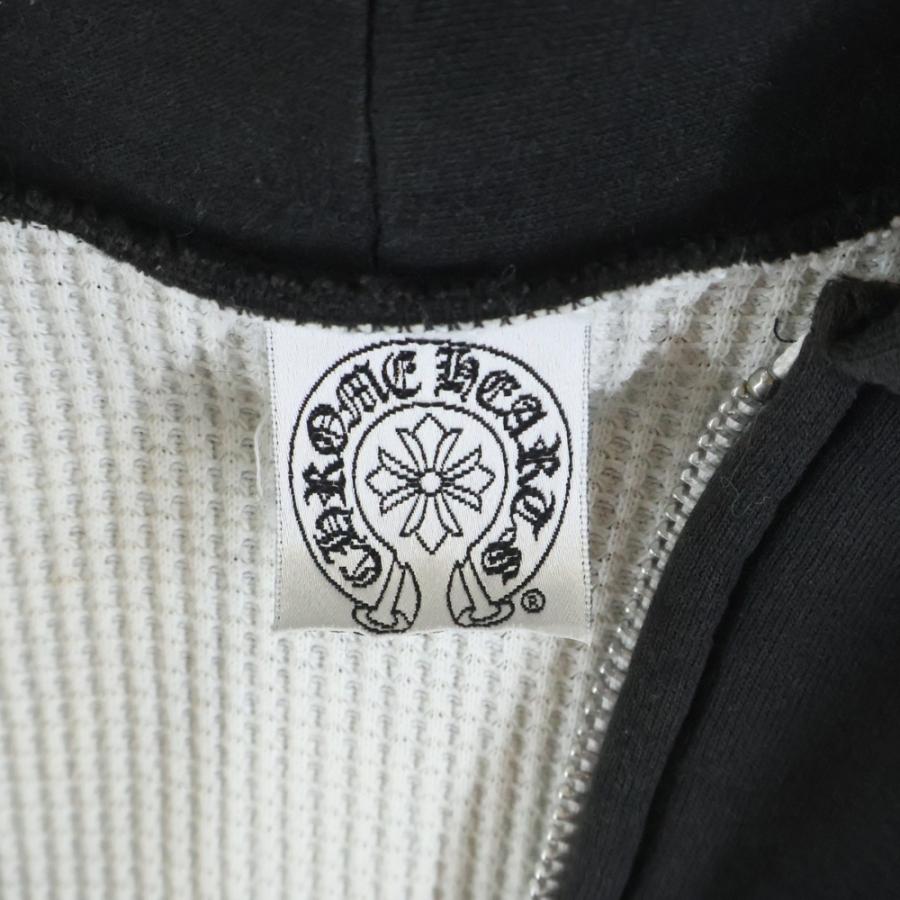 CHROME HEARTS（クロムハーツ） OLD SWTSHRT HD ZIP 裏地白サーマル 袖