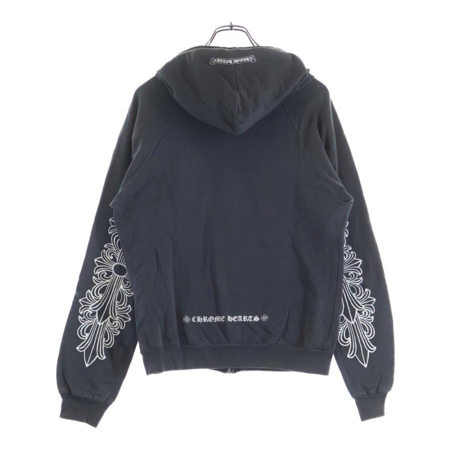 CHROME HEARTS（クロムハーツ） OLD SWTSHRT HD ZIP 袖フローラル