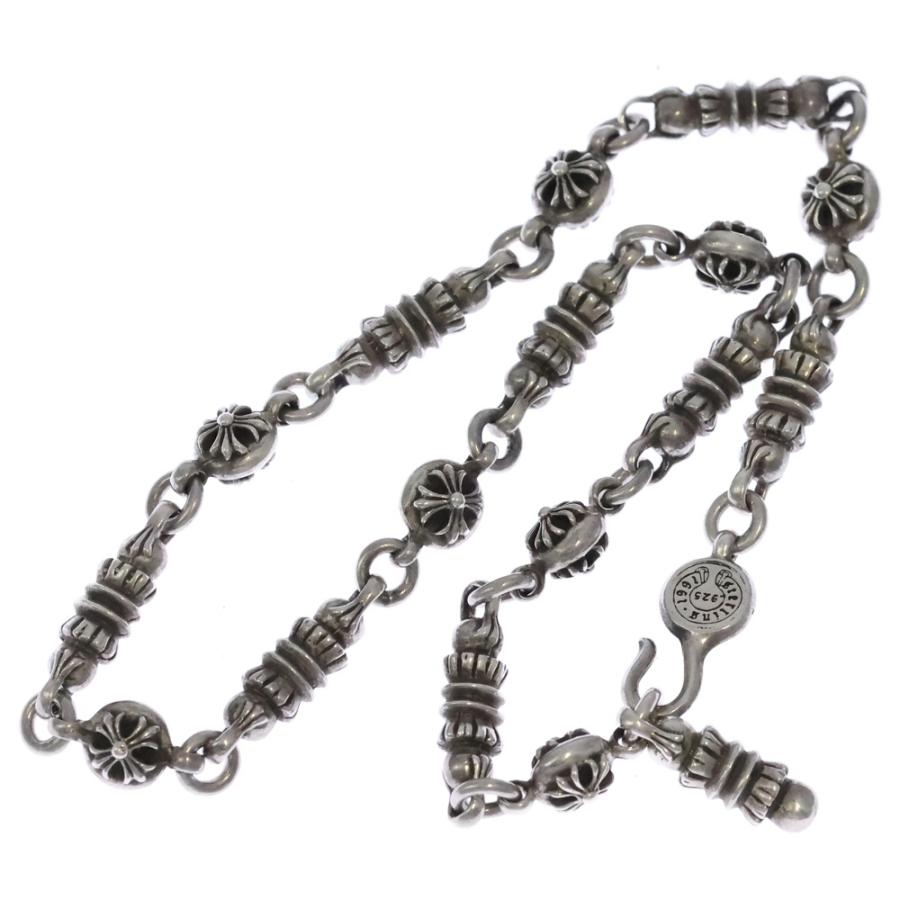 クロムハーツ　ボールチェーン24inch CHROME HEARTS（クロムハーツ） #2 CROSS BALL BARREL CHAIN クロス
