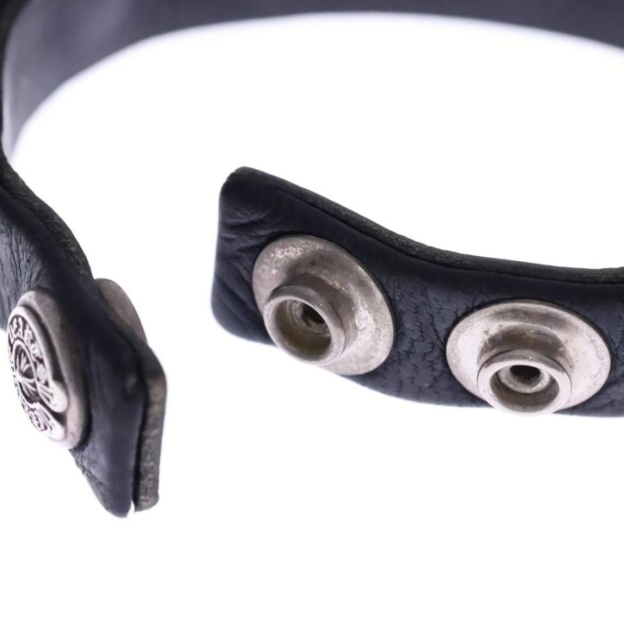 CHROME HEARTS（クロムハーツ） SPACED ZERO BLACK LEATHER PYRAMID
