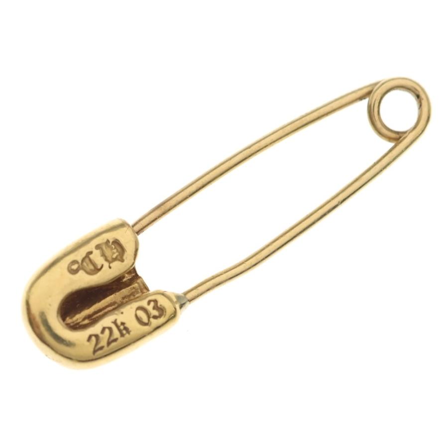 CHROME HEARTS（クロムハーツ） 22K SAFETY PIN S 1DIA 22Kスモール