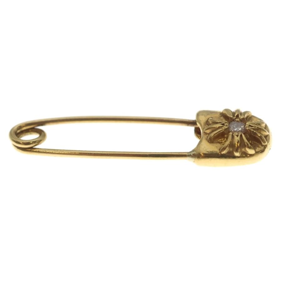 CHROME HEARTS（クロムハーツ） 22K SAFETY PIN S 1DIA 22Kスモール