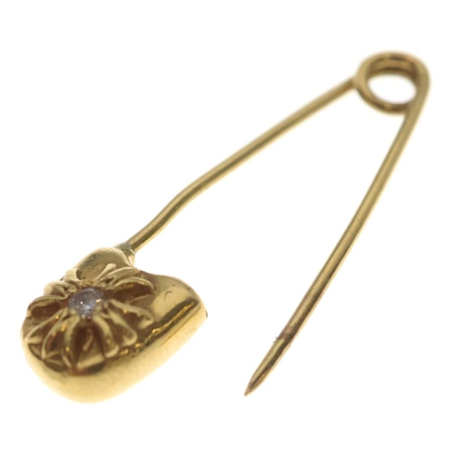 クロムハーツ22kセーフティピンスモール1ダイヤ CHROME HEARTS（クロムハーツ） 22K SAFETY PIN S 1DIA 22Kスモール