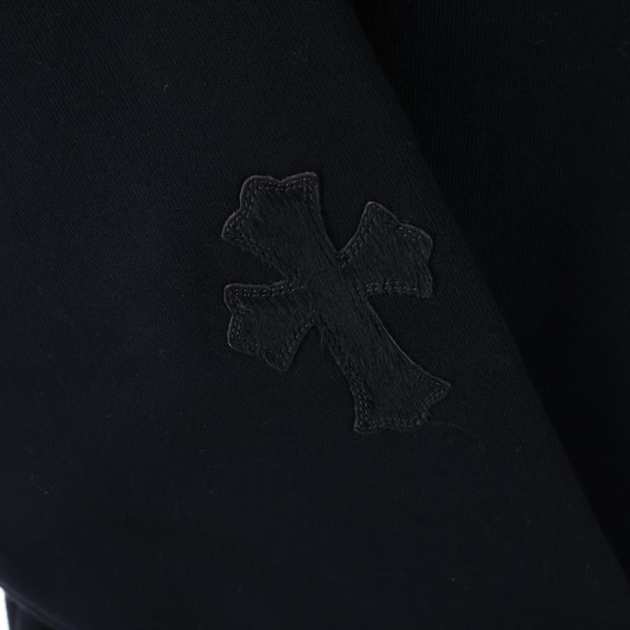 CHROME HEARTS（クロムハーツ） Y NOT ハラコレザークロスパッチハーフ