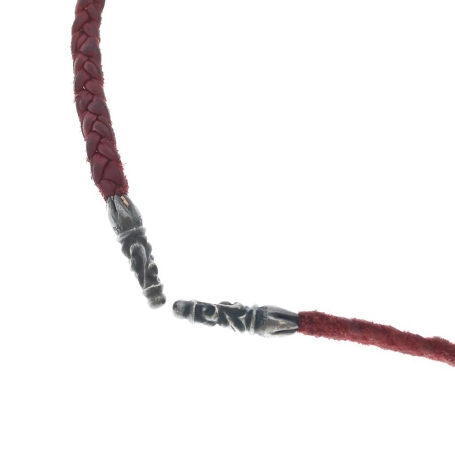 CHROME HEARTS（クロムハーツ） LEATHER BRAID スクロールレザー