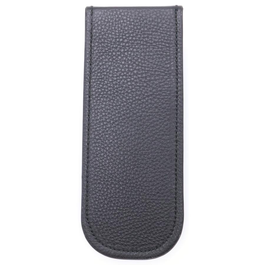 クロムハーツ スクロールラベル ハードケース レザー メガネケース CHROME HEARTS（クロムハーツ） CASE スクロールラベル レザーメガネ