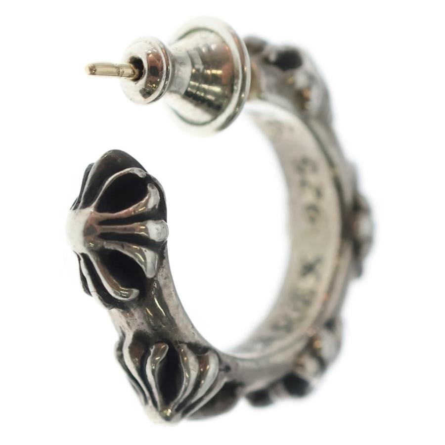 CHROME HEARTS（クロムハーツ） HOOP CROSS クロスバンド フープピアス