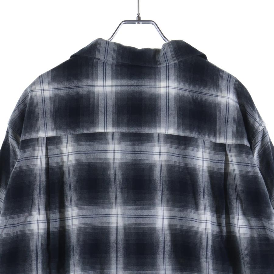 WACKO MARIA（ワコマリア） OMBRE CHECK OPEN COLLAR オンブレ