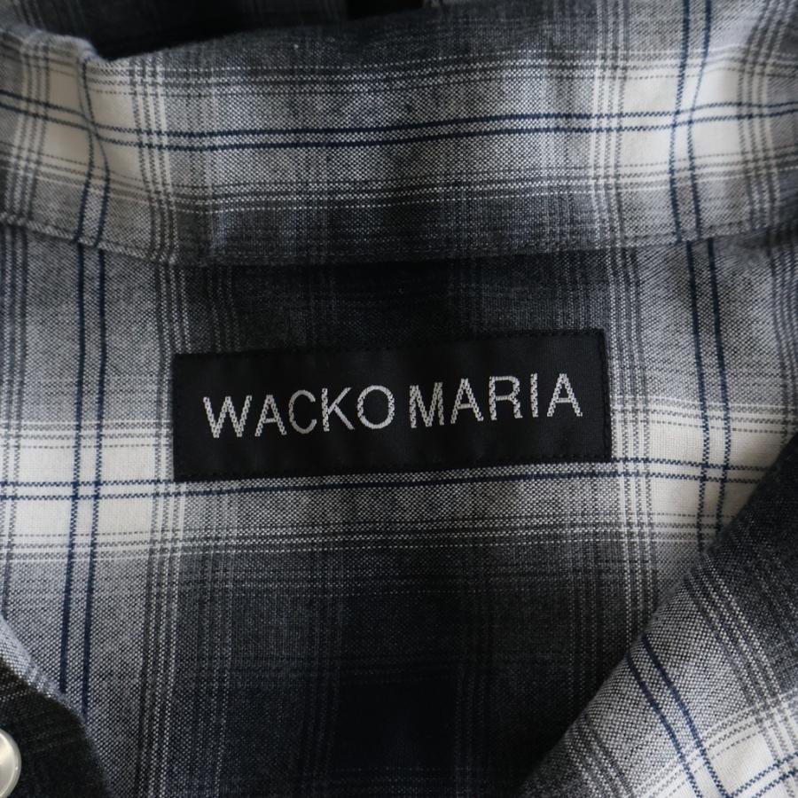 WACKO MARIA（ワコマリア） OMBRE CHECK OPEN COLLAR オンブレ