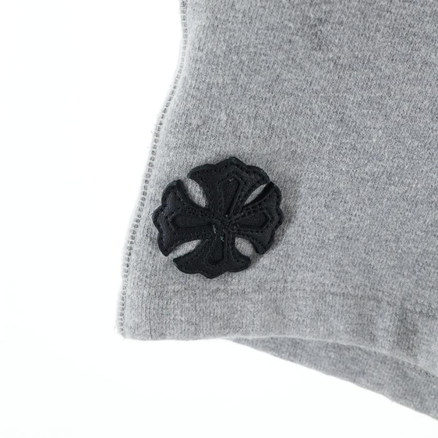CHROME HEARTS クロムハーツ Y NOT CHプラスレザーパッチ付き スウェットハーフパンツ CHROME HEARTS（クロムハーツ） Y NOT CHプラスレザーパッチ付き