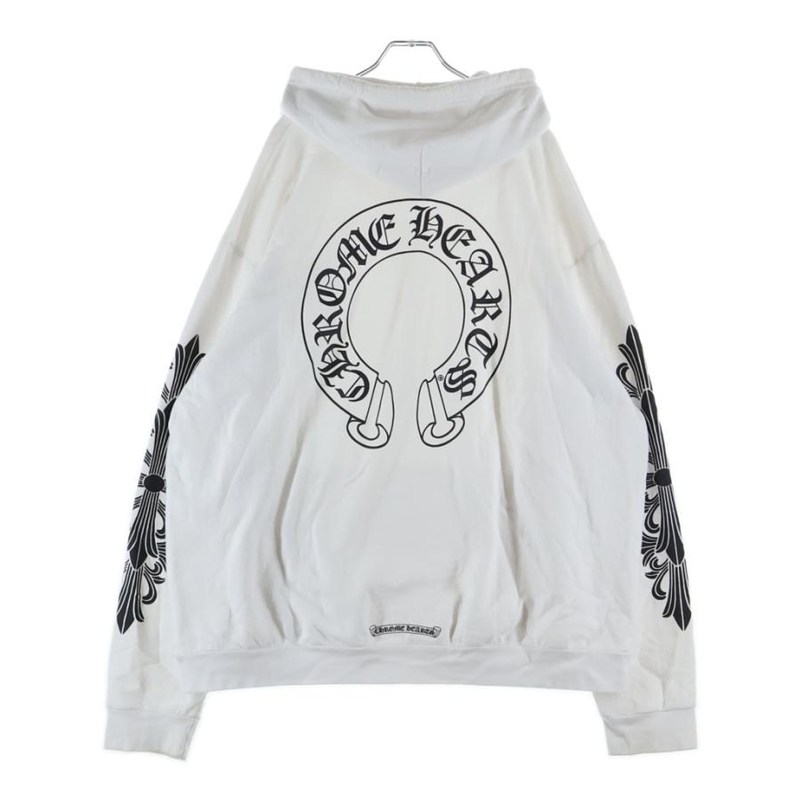 CHROME HEARTS（クロムハーツ） SWTSHRT PLVR 袖フローラル バック 