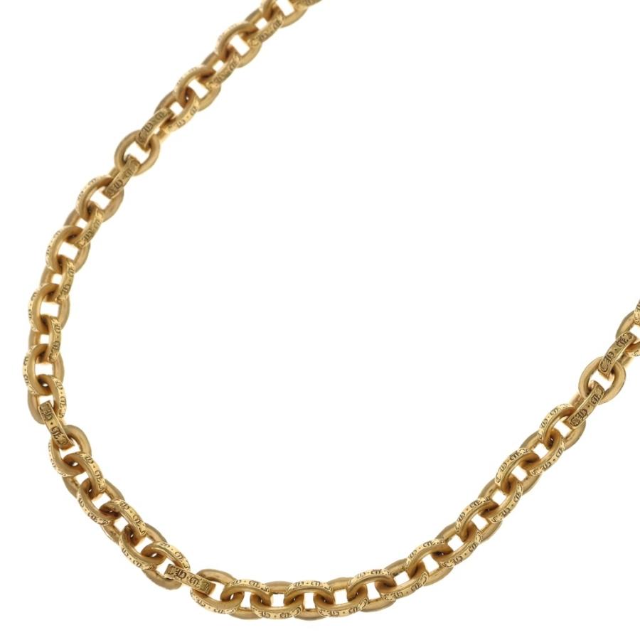 CHROME HEARTS クロムハーツ 22K PAPERCHAIN 20 ペーパーチェーンネックレス 20inch ゴールド BCA016 CHROME HEARTS（クロムハーツ） 22K PAPERCHAIN 20 ペーパーチェーン