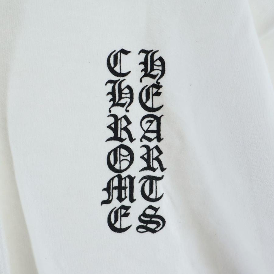 CHROME HEARTS（クロムハーツ） SWTSHRT HD ZIP 袖英字プリントダガー