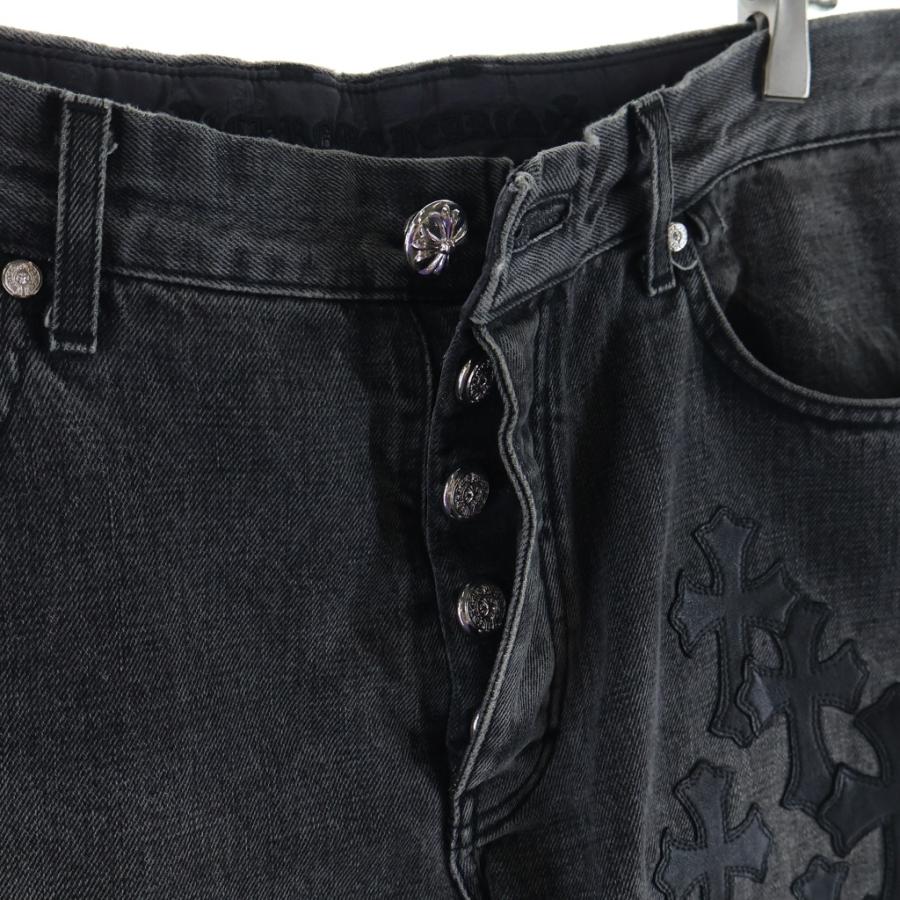 CHROME HEARTS（クロムハーツ） JEAN SL FLEURKNEE クロスパッチ付き