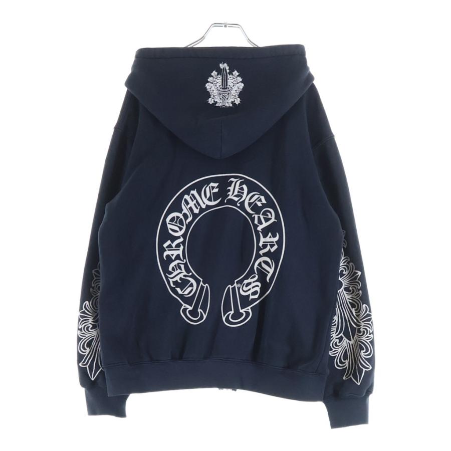 CHROME HEARTS（クロムハーツ） OLD SWTSHRT HD ZIP 袖フローラル