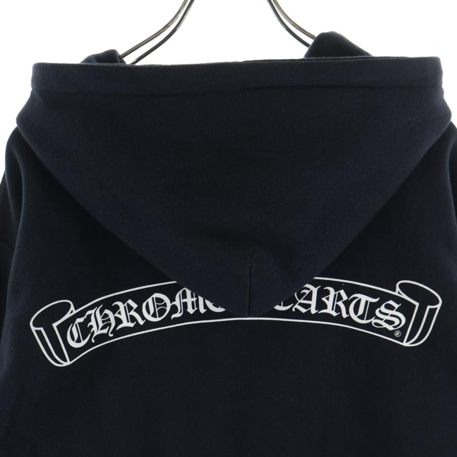 CHROME HEARTS（クロムハーツ） SWTSHRT HD ZIP 袖CHクロス バック