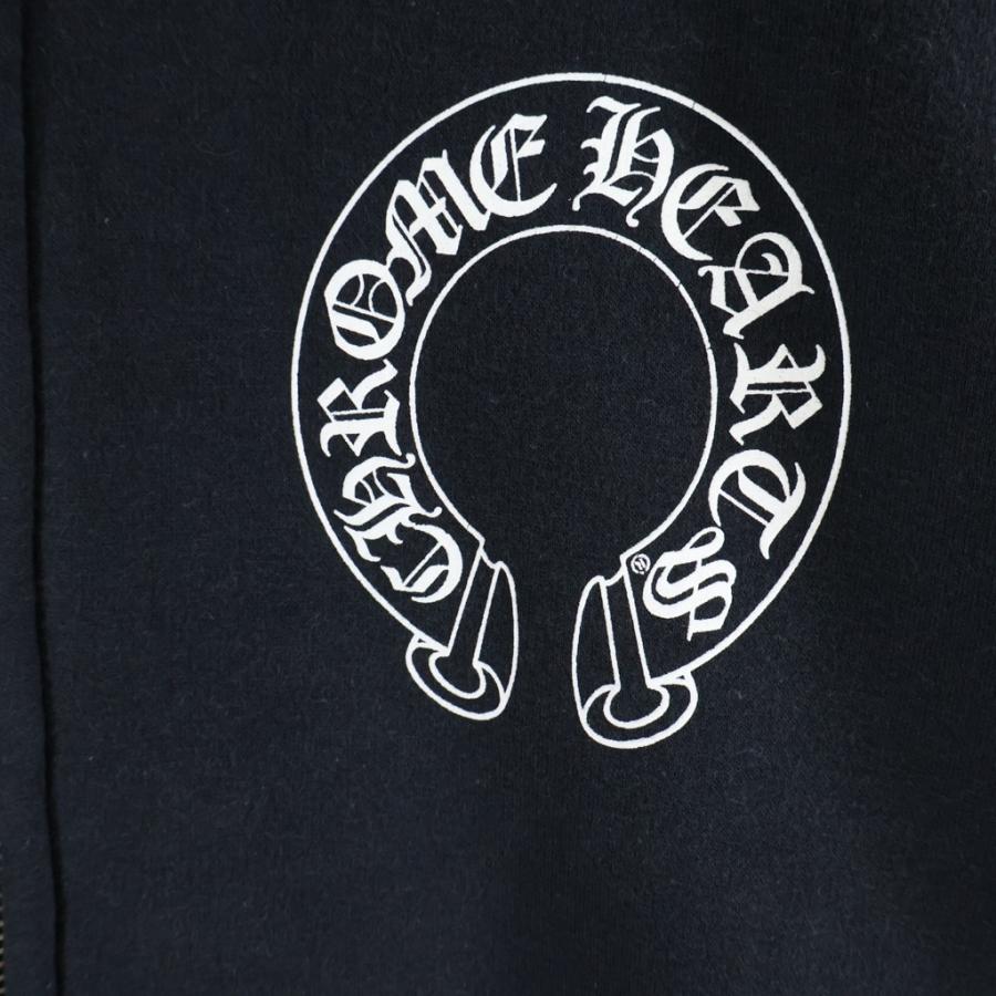 CHROME HEARTS（クロムハーツ） SWTSHRT HD ZIP 袖CHクロス バック