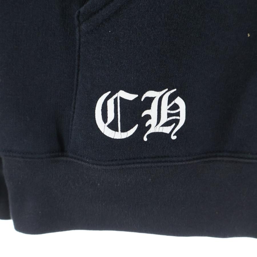 CHROME HEARTS（クロムハーツ） SWTSHRT HD ZIP 袖CHクロス バック