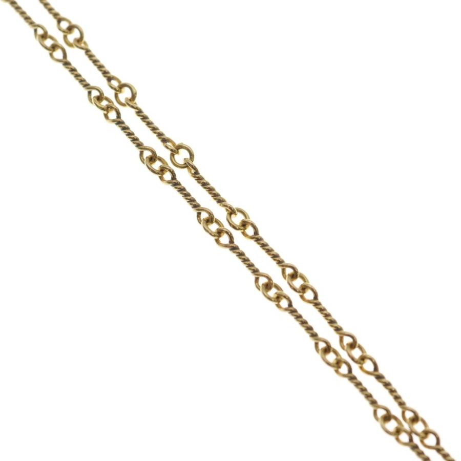 CHROME HEARTS（クロムハーツ） 22K NECKCHAIN T18 ツイストチェーン