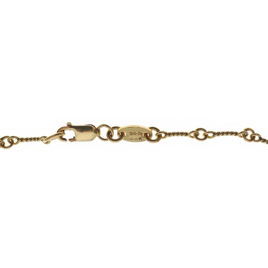 CHROME HEARTS（クロムハーツ） 22K NECKCHAIN T18 ツイストチェーン