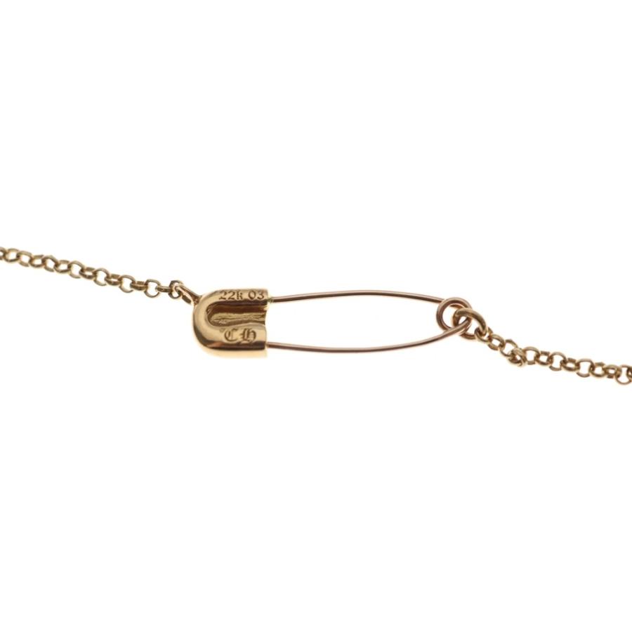CHROME HEARTS（クロムハーツ） 22K SAFETY PIN NECKLACE R16 1EMRLD