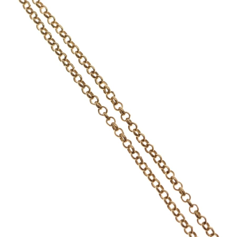 CHROME HEARTS（クロムハーツ） 22K SAFETY PIN NECKLACE R16 1EMRLD