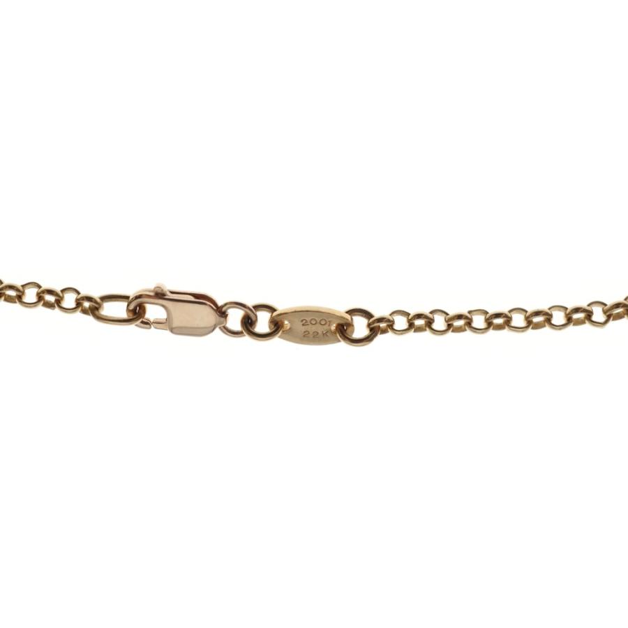 CHROME HEARTS（クロムハーツ） 22K SAFETY PIN NECKLACE R16 1EMRLD