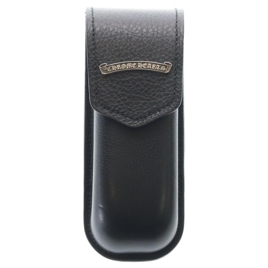 CHROME HEARTS（クロムハーツ） CASE スクロールラベル レザーメガネ