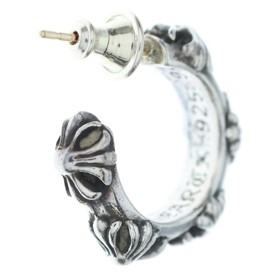 CHROME HEARTS（クロムハーツ） HOOP CROSS クロスバンド フープピアス