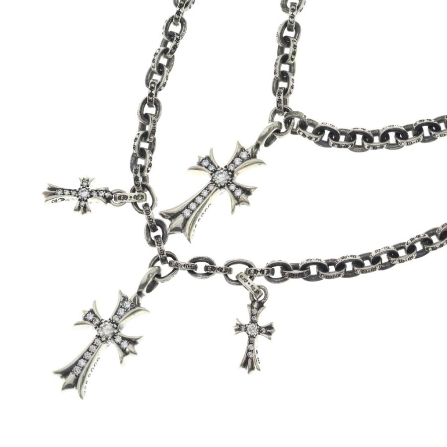 CHROME HEARTS（クロムハーツ） 3 TIER CRS/PLS P/D PAVEダイヤ