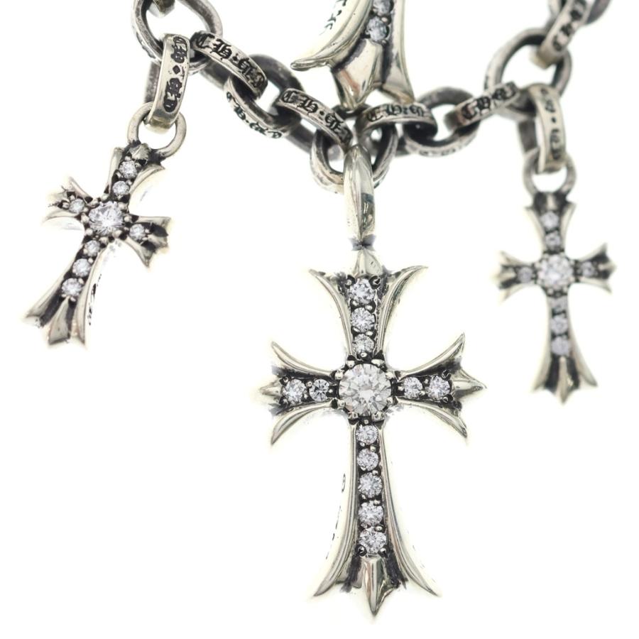 CHROME HEARTS（クロムハーツ） 3 TIER CRS/PLS P/D PAVEダイヤ
