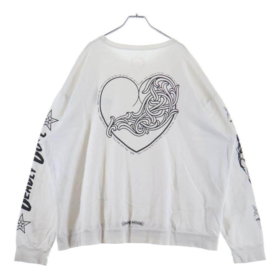 CHROME HEARTS クロムハーツ DEADLY DOLL デッドリードールハートスウェットトレーナー CHROME HEARTS（クロムハーツ） DEADLY DOLL デッドリードールハート