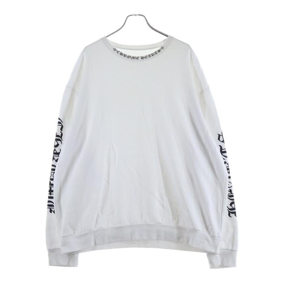 CHROME HEARTS クロムハーツ SWTSHRT PLVR ネックロゴプリントスウェット CHROME HEARTS（クロムハーツ） SWTSHRT PLVR ネックロゴプリント