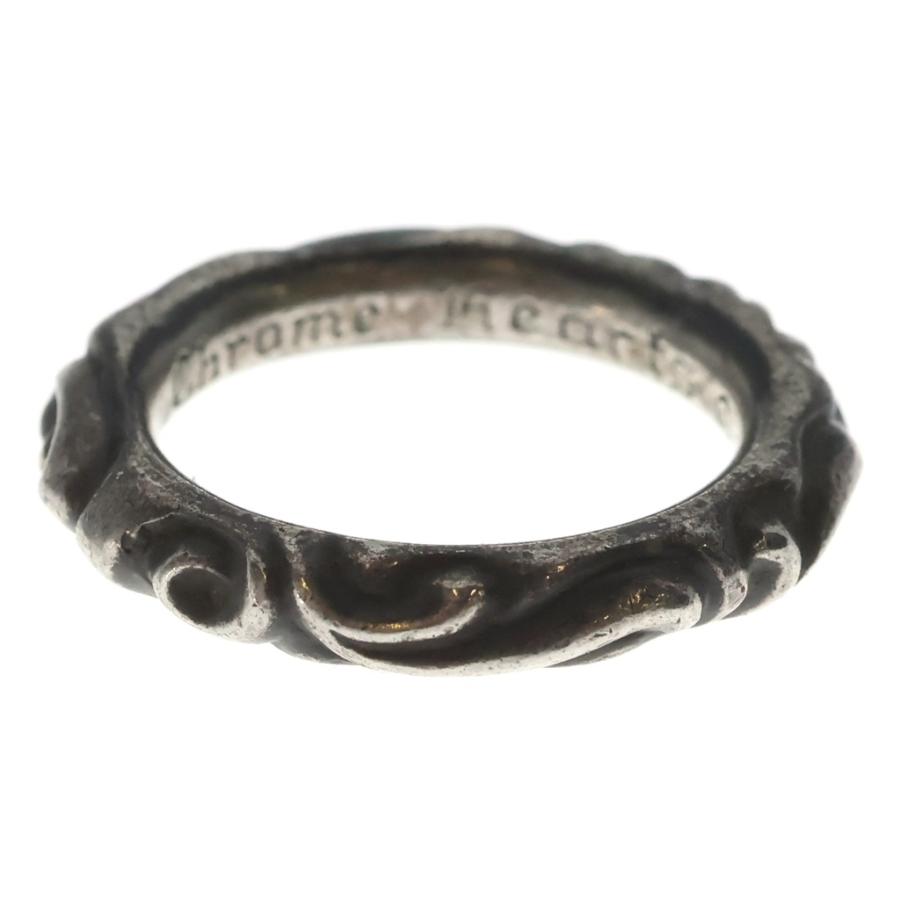 クロムハーツ CHROME HEARTS スクロールバンド シルバー リング CHROME HEARTS（クロムハーツ） SCRL BAND スクロールバンド リング