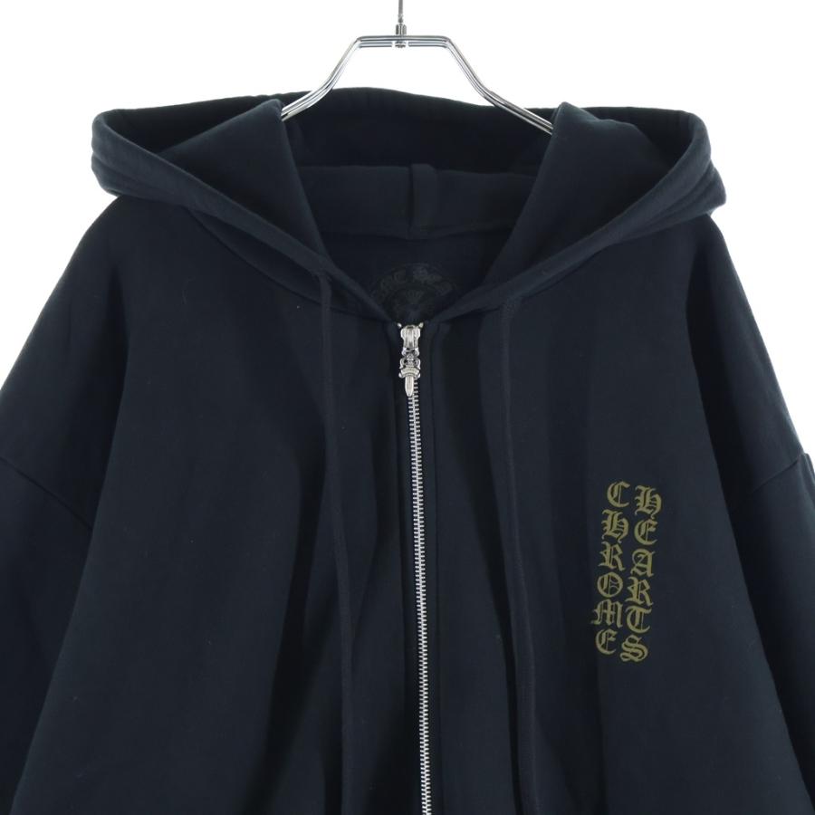 CHROME HEARTS（クロムハーツ） SWTSHIRT HD ZIP 袖英字ロゴプリント
