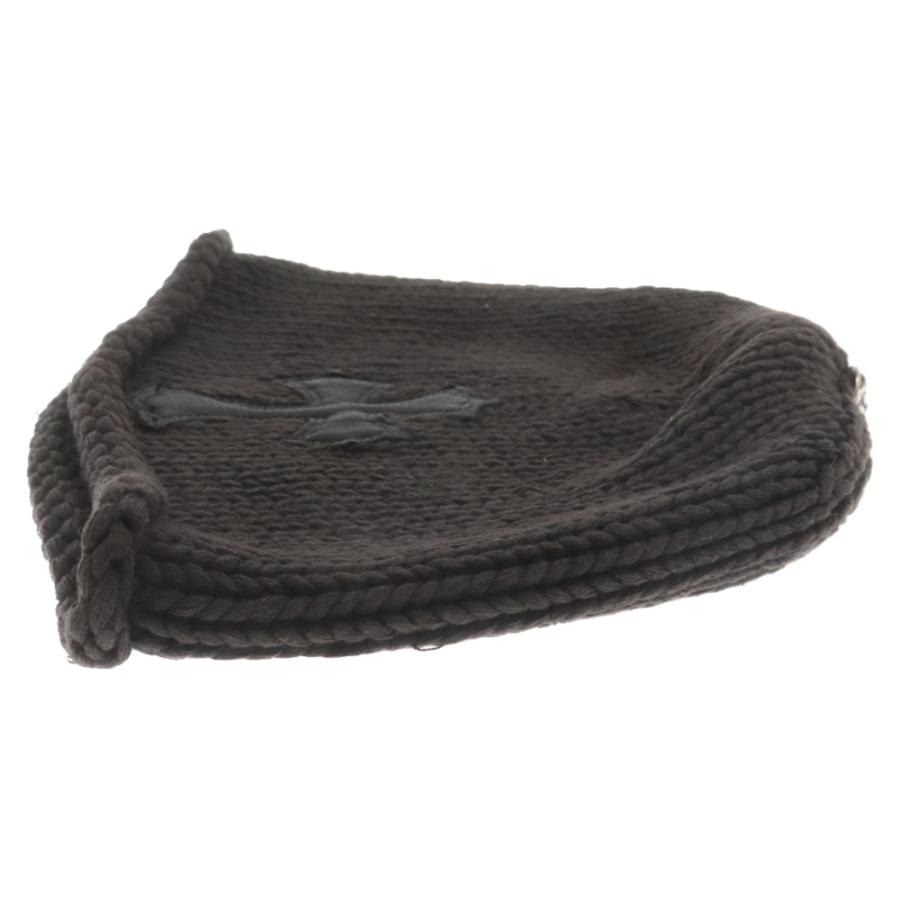 CHROME HEARTS（クロムハーツ） BEANIE CRS CTN クロスパッチ カシミヤ