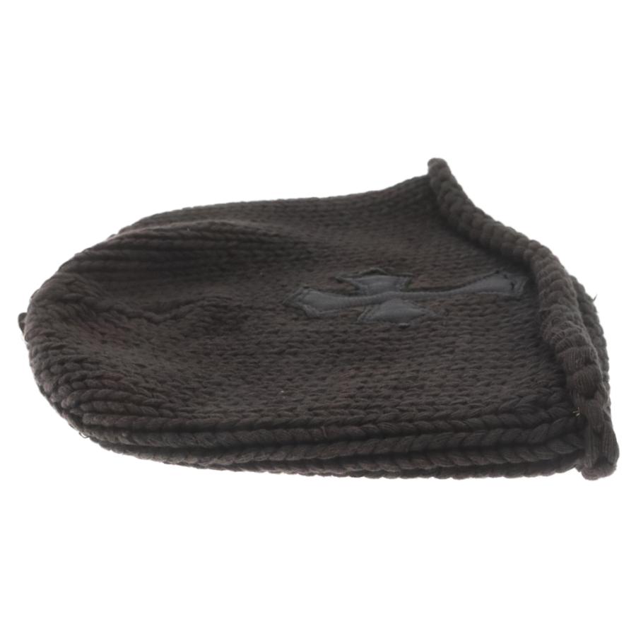 CHROME HEARTS（クロムハーツ） BEANIE CRS CTN クロスパッチ カシミヤ