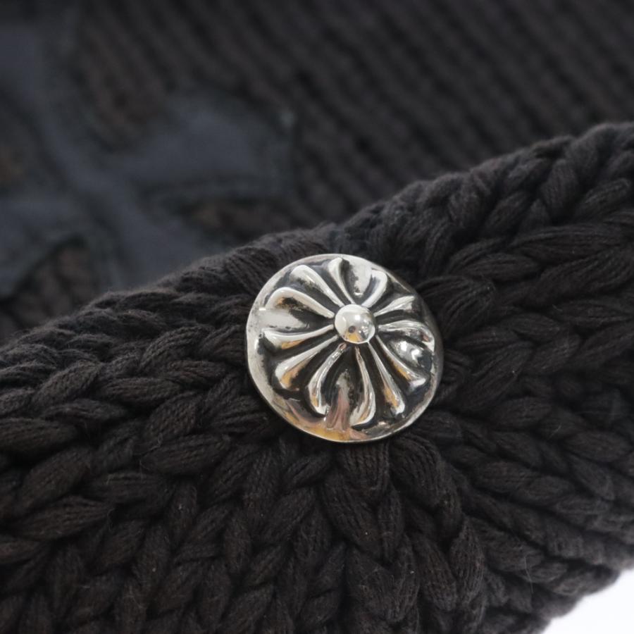 CHROME HEARTS（クロムハーツ） BEANIE CRS CTN クロスパッチ カシミヤ